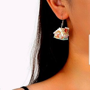 CLEARANCE 💖Holiday House Drop Earrings